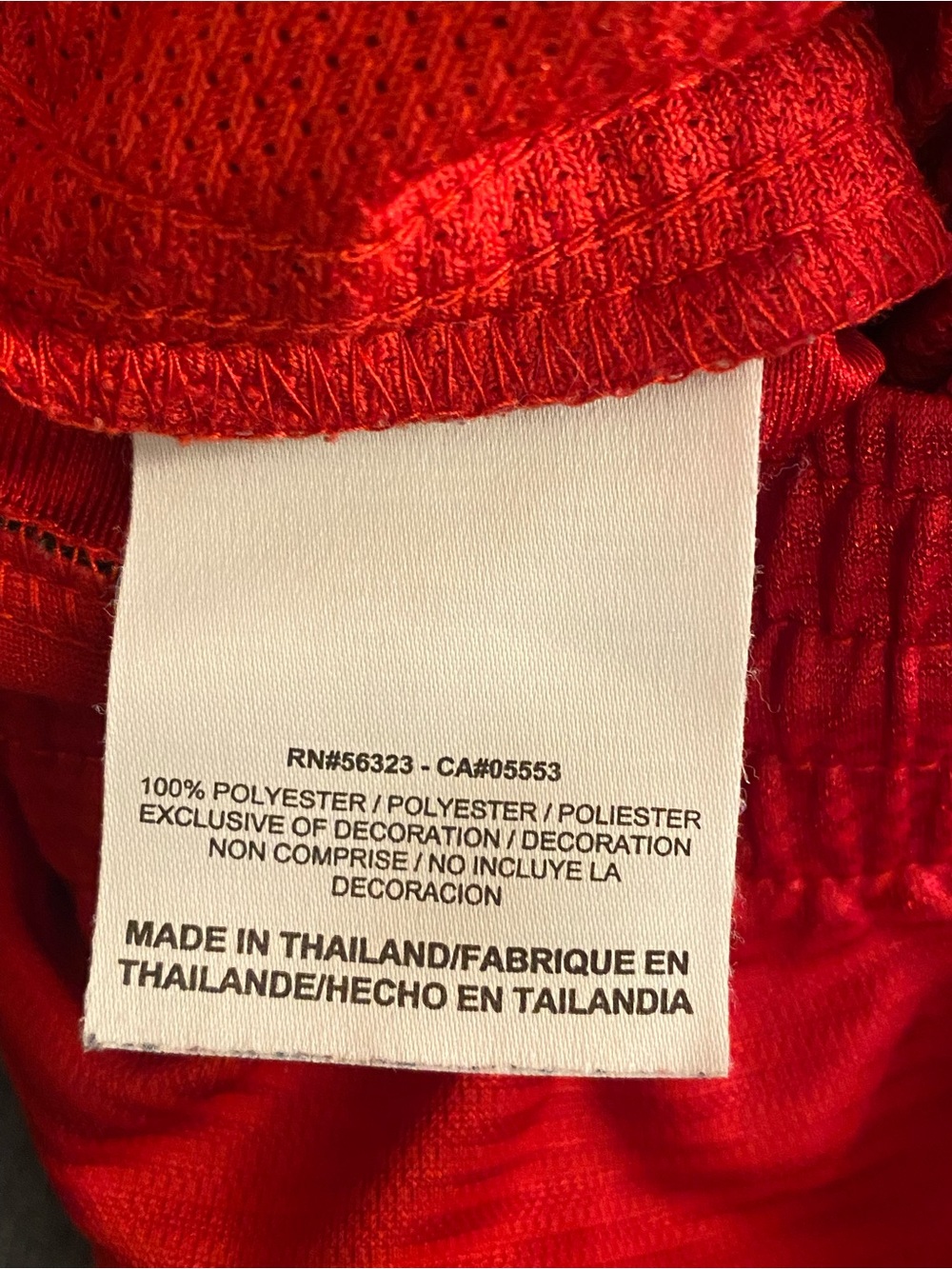 Nike Men’s Red Athletic Long Shorts Shiny Y2K - Picture 8 of 10